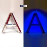 3D Prismatic Stainless Steel Letters and Numbers