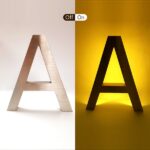 3D Stainless Steel Letters and Numbers